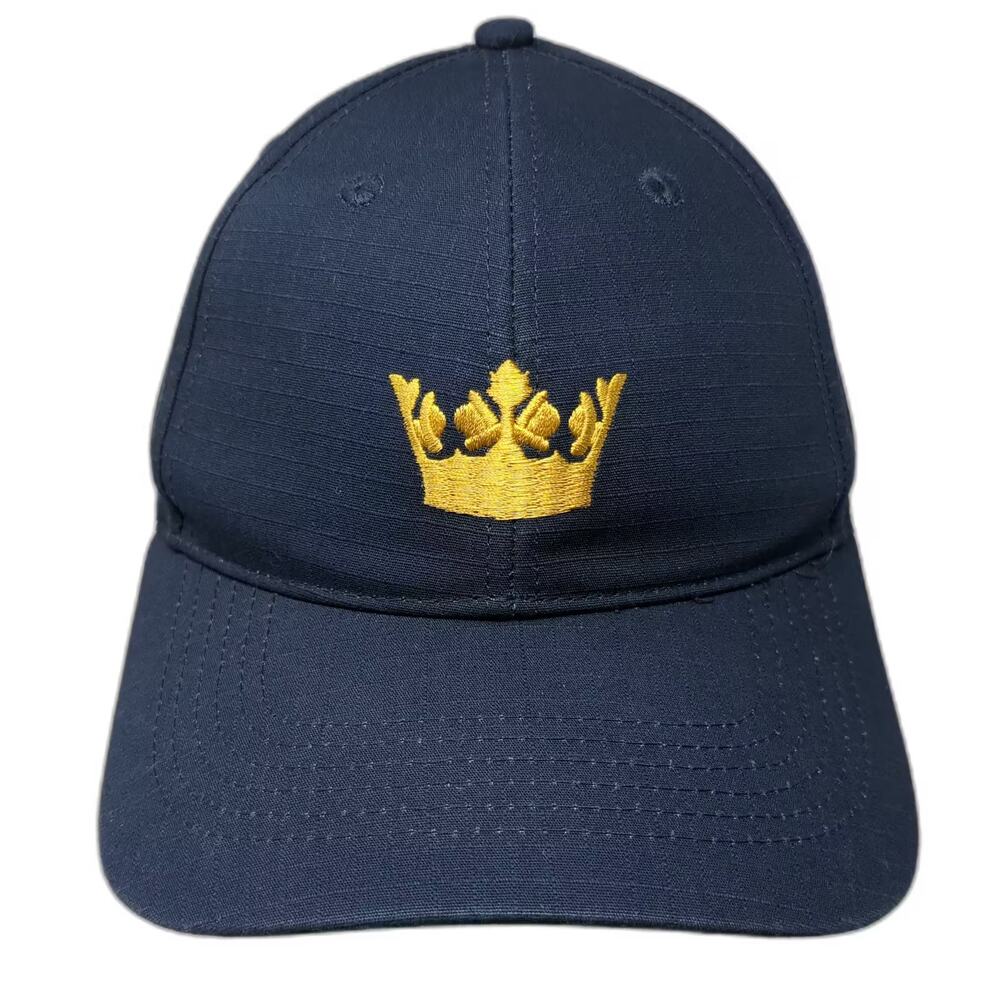 Ama Waterways Baseball Cap Blue Yellow Hat OS Crown Embroidered Adjustable Strap